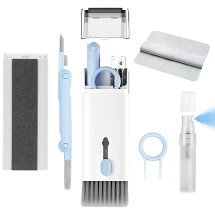 Multi Purpose 7 in 1 Cleaning Kit Keyboard Cleaner Brush Keycap Puller Earphones Cleaning Pen Phone Cleaning Tools Set