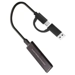 M.2 NVME SSD to USB 3.1 Case Dual Protocol Enclosure Adapter with OTG Cable