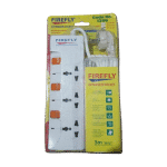 FIREFLY 4 Port Extension Socket 3 Meter Power Strip