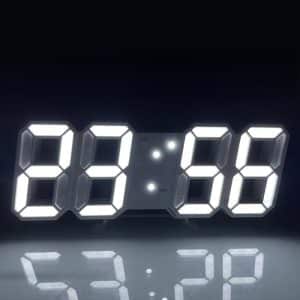 3D LED Digital Wall Clock Large Display Table Clock