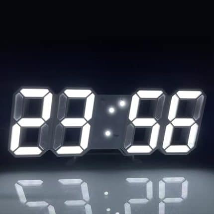 3D LED Digital Wall Clock Large Display Table Clock